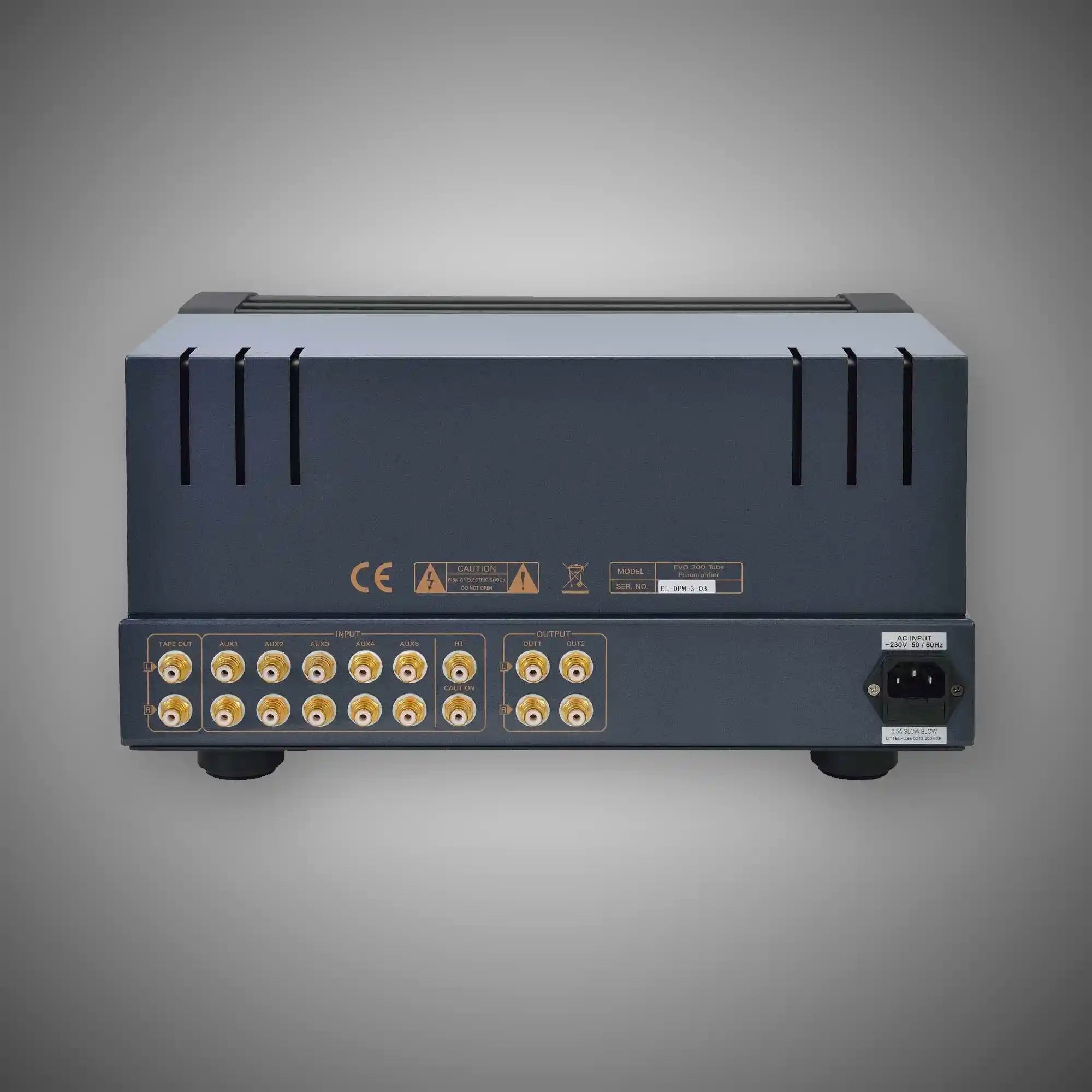 PrimaLuna EVO 200 Preamplifier (BLACK Rear) - DOUGLAS HIFI
