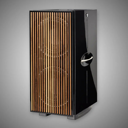 REL S/212 Subwoofer Black with Wood Grille - DOUGLAS HIFI