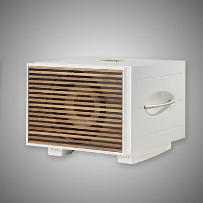 REL S/550 Subwoofer White with Wood Grille - DOUGLAS HIFI