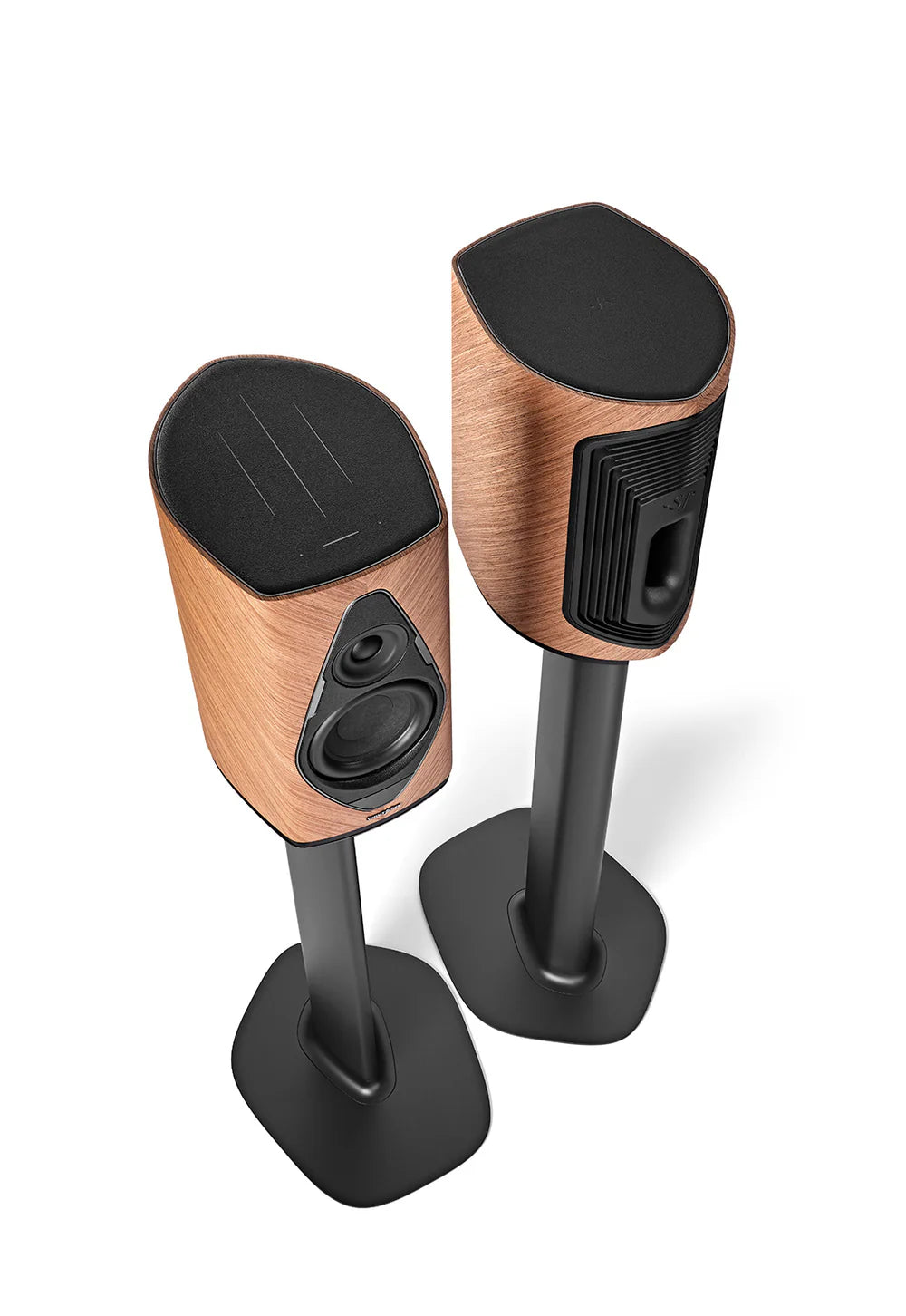 SONUS FABER DUETTO Walnut (on optional stands) - Douglas HiFi Perth