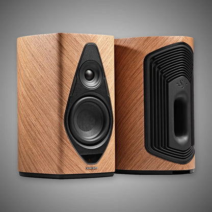 SONUS FABER Duetto Wireless Streaming Speakers Walnut - DOUGLAS HIFI