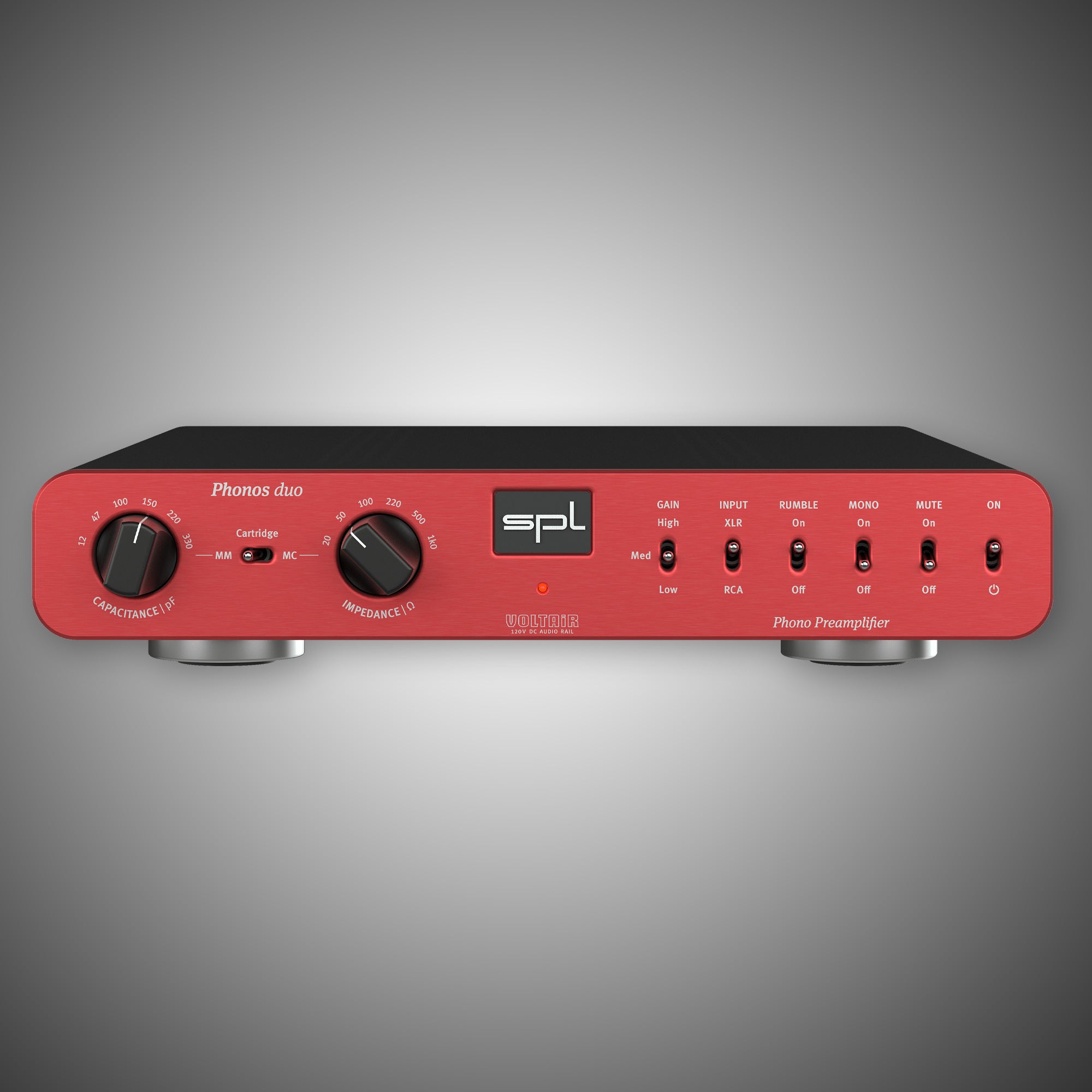 SPL Phonos Duo Phono Preamplifier Red - DOUGLAS HIFI