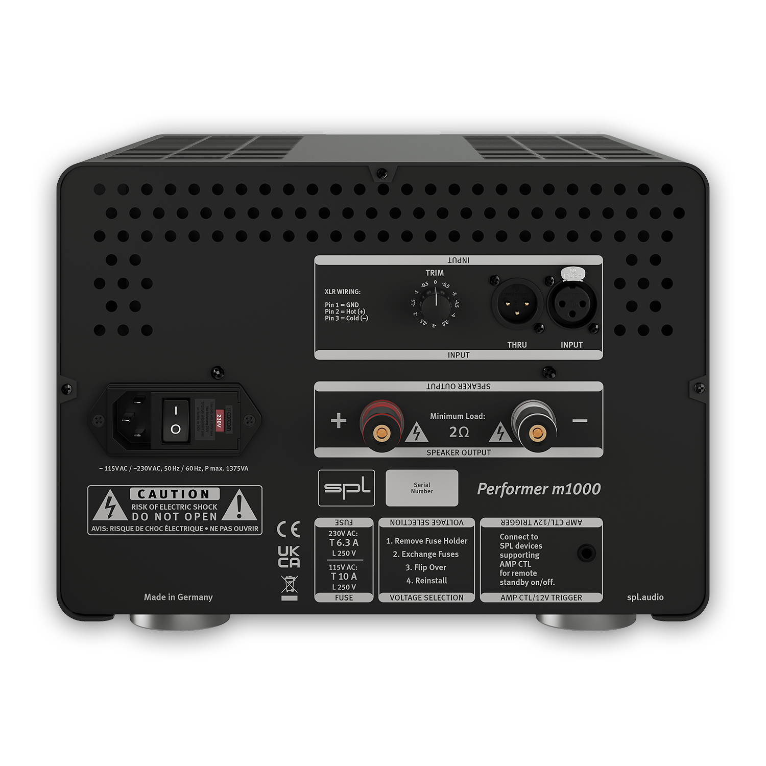 SPL Performer M1000 - Mono Power Amplifier