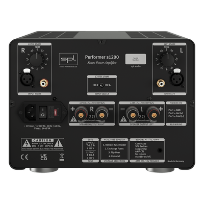 SPL Performer S1200 Power Amplifier
