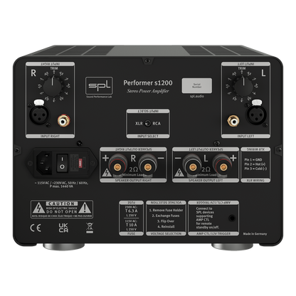 SPL Performer S1200 Power Amplifier