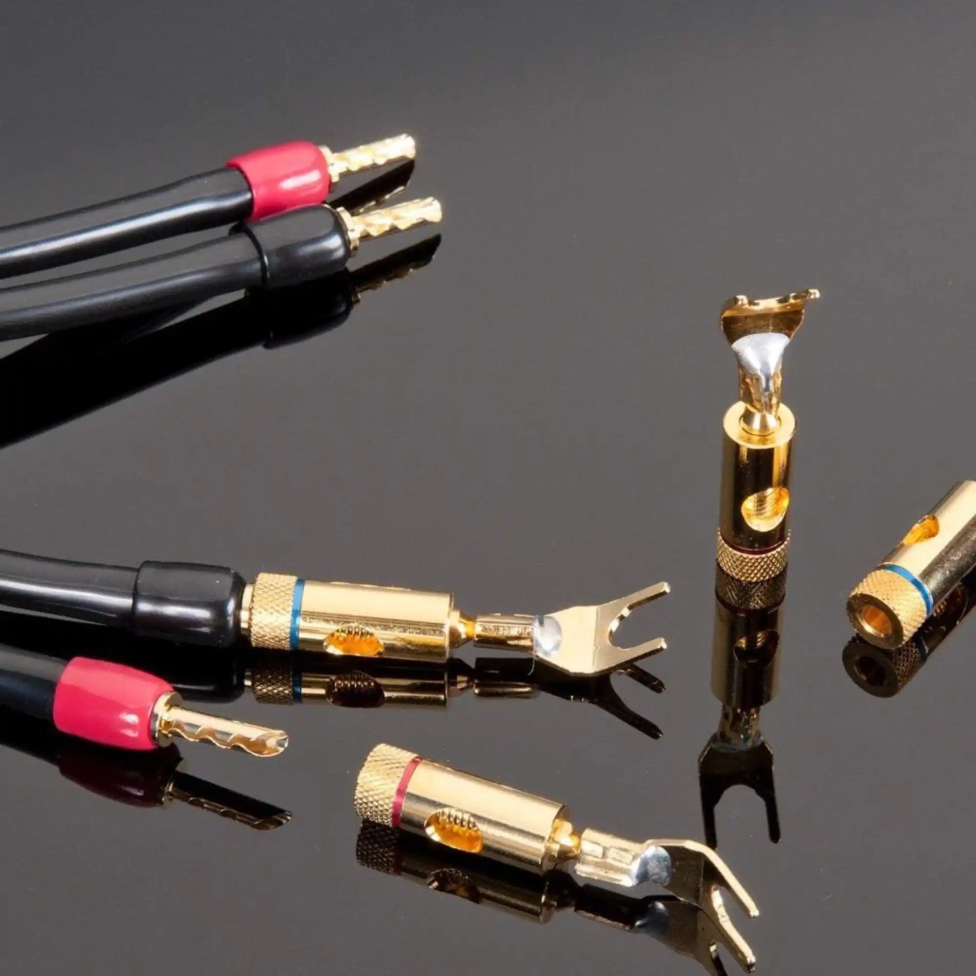 TRANSPARENT AUDIO Banana to Spade Special Cable Adapter