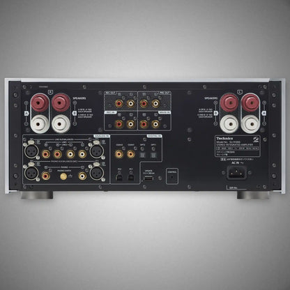 Technics SU-R1000 Reference Class Integrated Amplifier BLACK Rear - DOUGLAS HIFI
