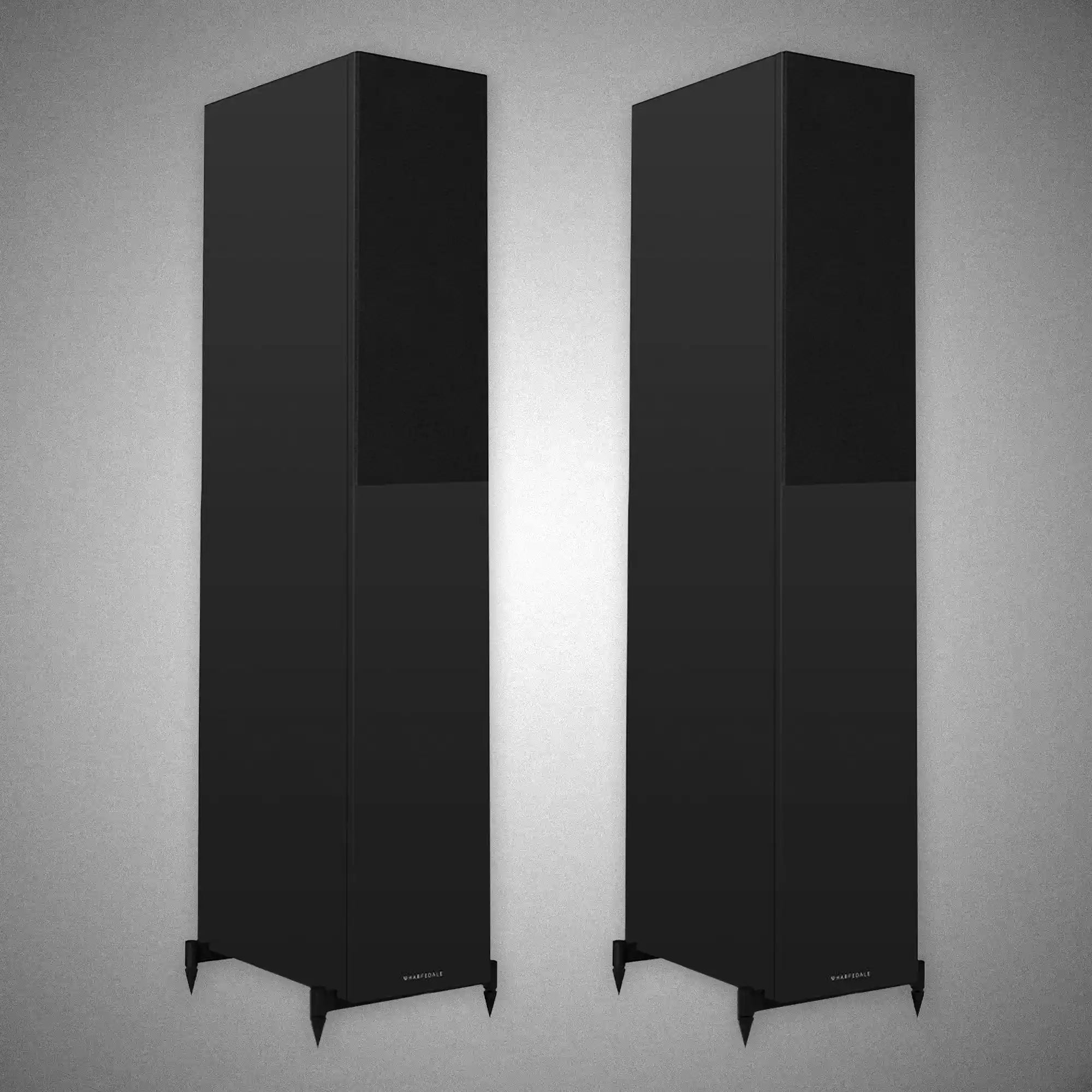 WHARFEDALE Diamond 12.4i Floorstanding Loudspeakers ALL BLACK - DOUGLAS HIFI