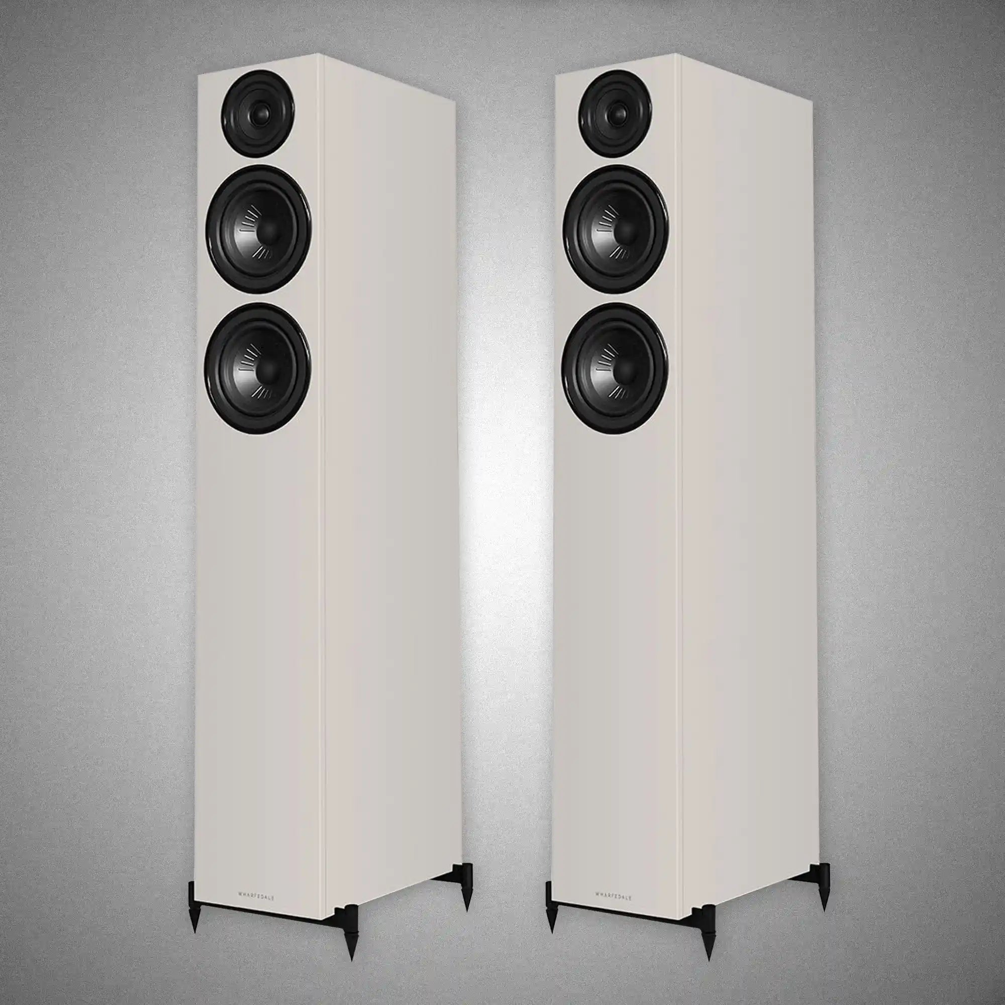WHARFEDALE Diamond 12.4i Floorstanding Loudspeakers STONE GREY - DOUGLAS HIFI