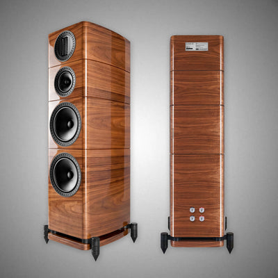 WHARFEDALE ELYSIAN 4R Floorstanding Speakers Piano Walnut - DOUGLAS HIFI 