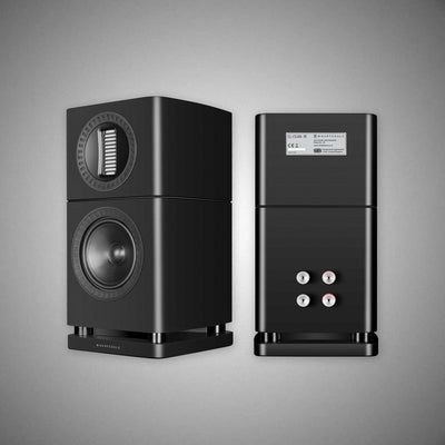 WHARFEDALE Elysian 1R Standmount Speakers Matte Black No Stands - DOUGLAS HIFI