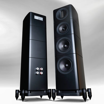 WHARFEDALE Elysian 3R Floorstanding Speakers Matte Black - DOUGLAS HIFI