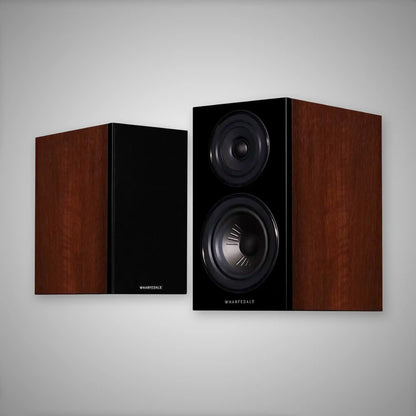 Wharfedale Diamond 12.2 Bookshelf Speakers Dark Walnut - DOUGLAS HIFI