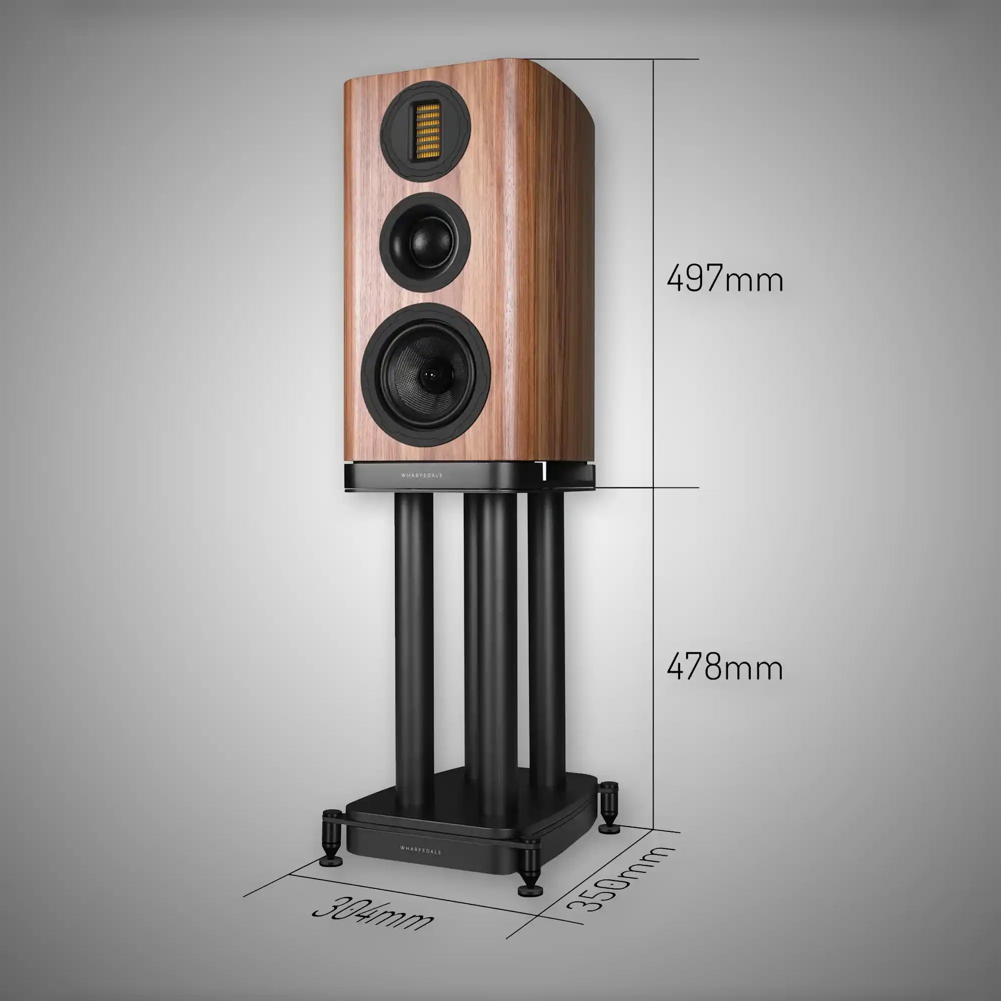 Wharfedale EVO5.2 Speakers Stands with Speakers - DOUGLAS HIFI