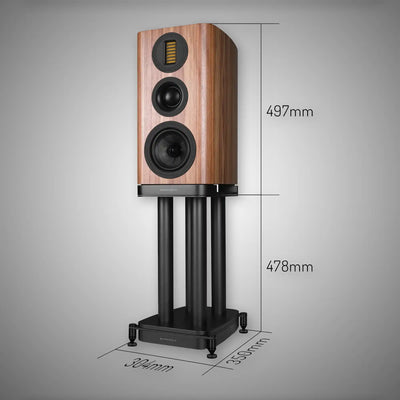 Wharfedale EVO5.2 Speakers Stands with Speakers - DOUGLAS HIFI