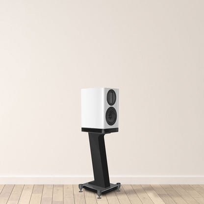 Wharfedale AURA 1 Standmount Loudspeakers WHITE with STANDS - DOUGLAS HIFI