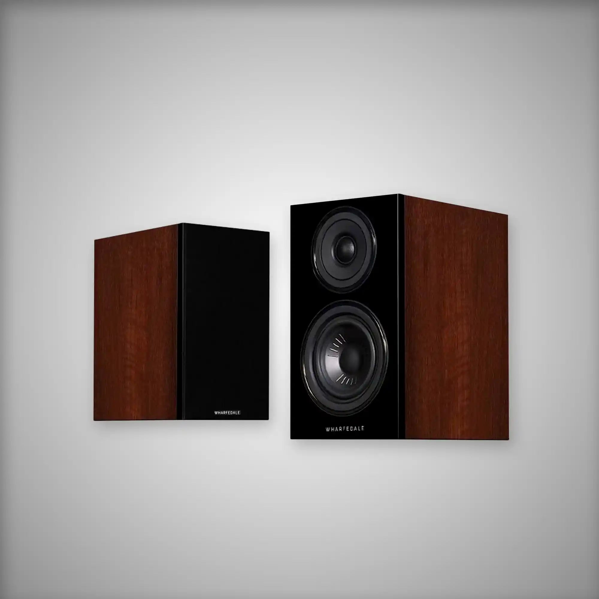 Wharfedale Diamond 12.0 Bookshelf Speakers Dark Walnut - DOUGLAS HIFI