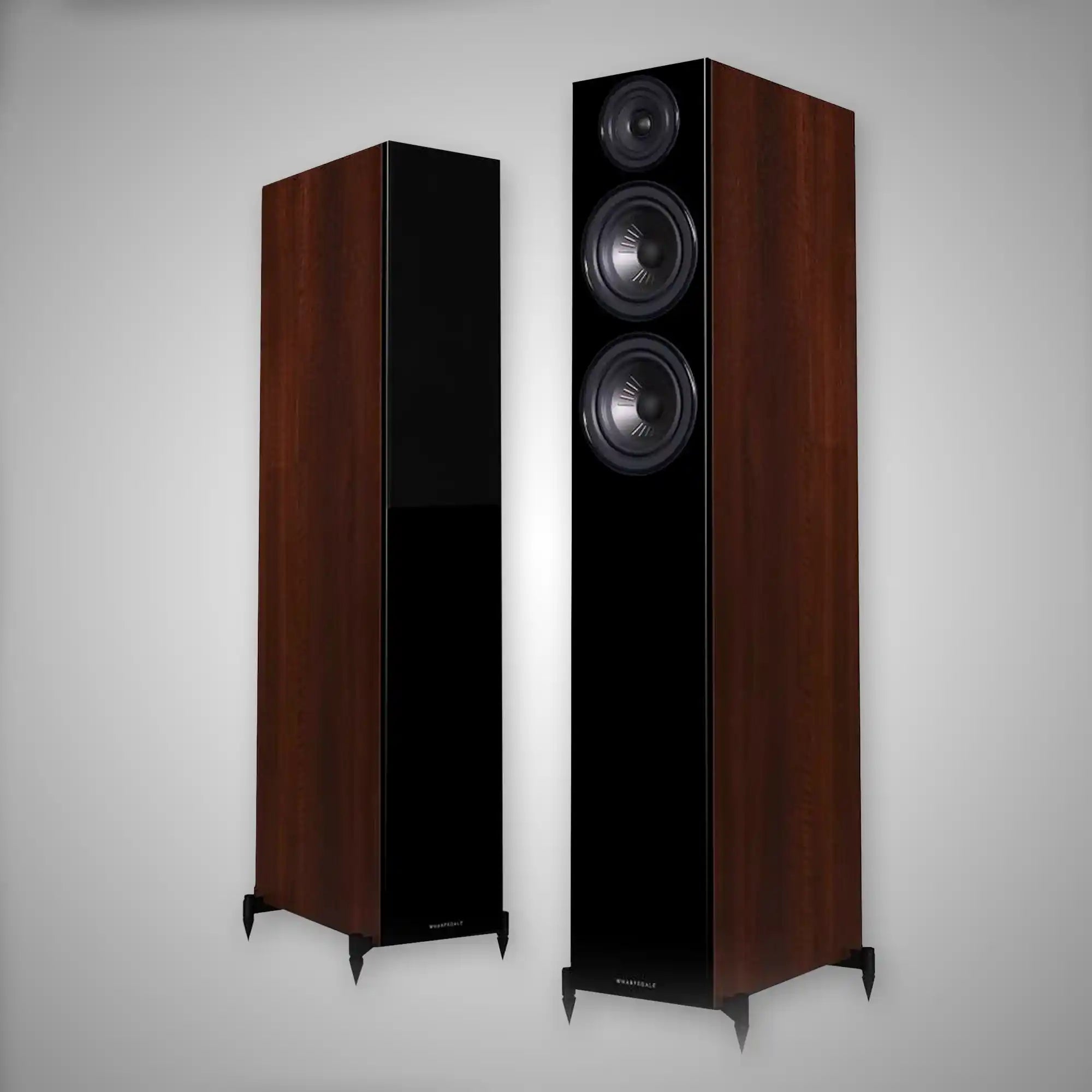 Wharfedale Diamond 12.4 Floorstanding Speakers Dark Walnut - DOUGLAS HIFI