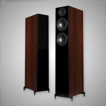 Wharfedale Diamond 12.4 Floorstanding Speakers Dark Walnut - DOUGLAS HIFI