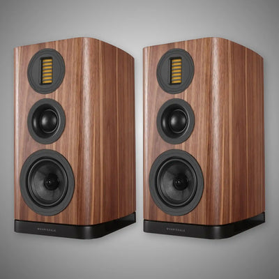 Wharfedale EVO5.2 Bookshelf Speakers Walnut - DOUGLAS HIFI