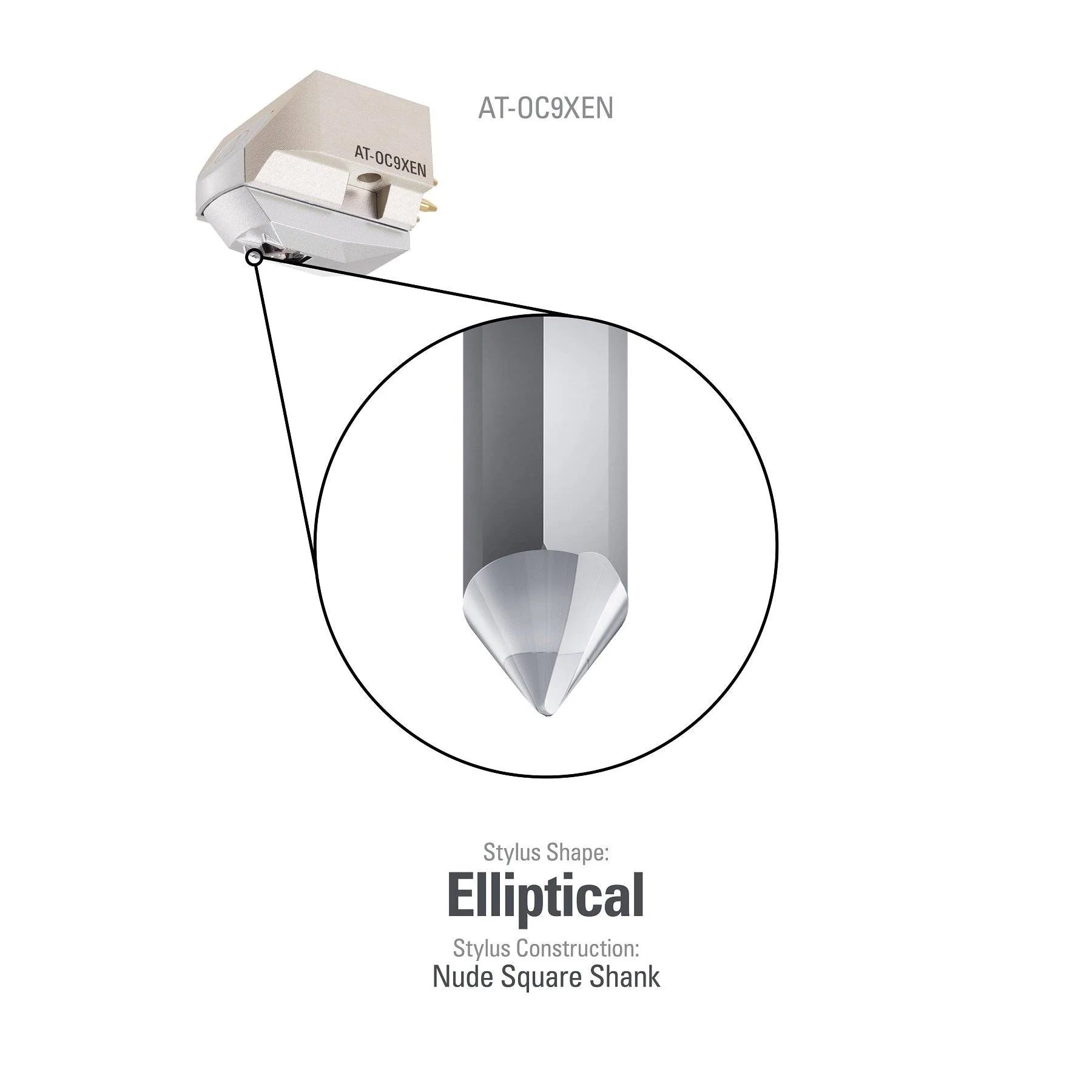 audio technica AT-OC9XEN - MC Cartridge with Elliptical Nude Stylus