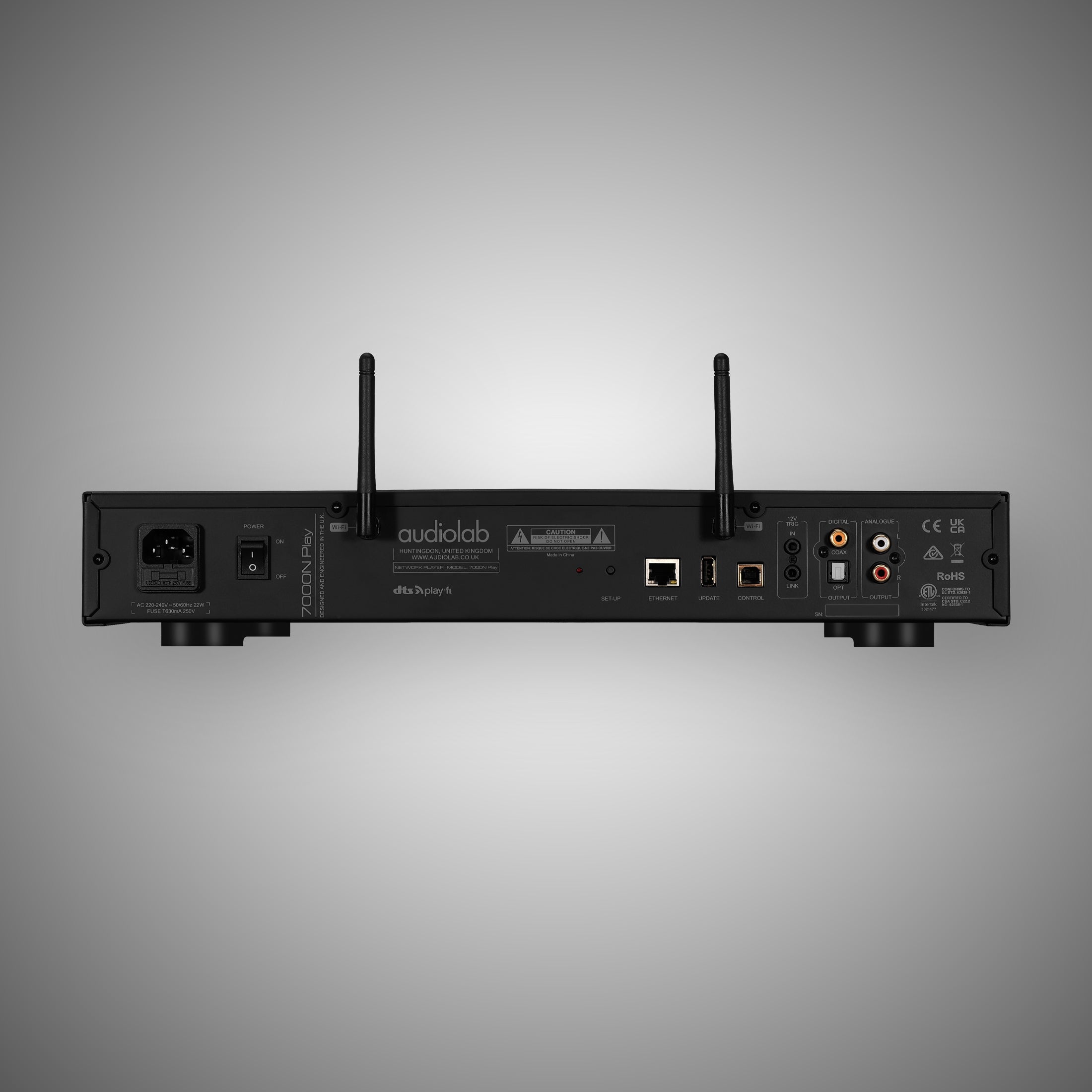 audiolab 7000N Play Streamer Black (Rear)- DOUGLAS HIFI