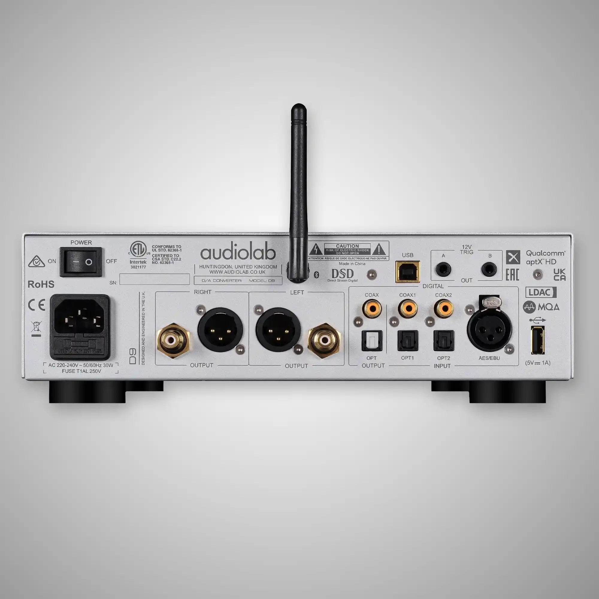 audiolab D9 DAC Rear - DOUGLAS HIFI