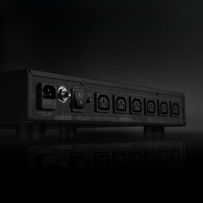 audiolab DC Block 6 DC Blocker Rear of Unit in Black