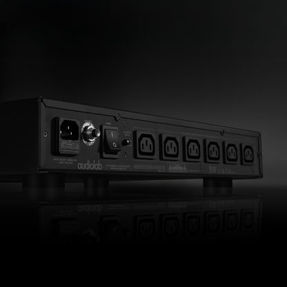 audiolab DC Block 6 DC Blocker Rear of Unit in Black