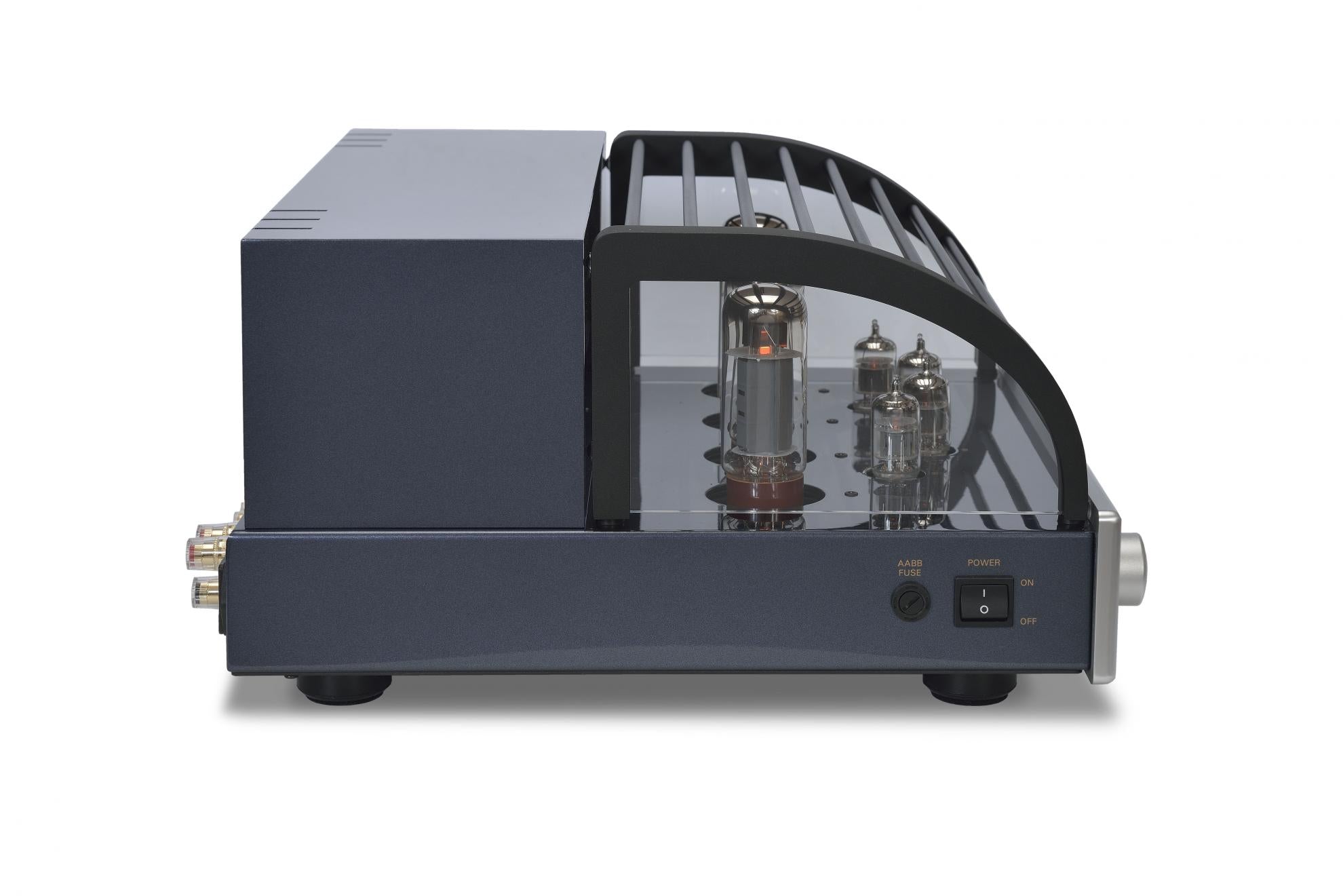 PrimaLuna EVO 200 Tube/Valve Integrated Amplifier - Evolution Side With Cage - Douglas HiFi 