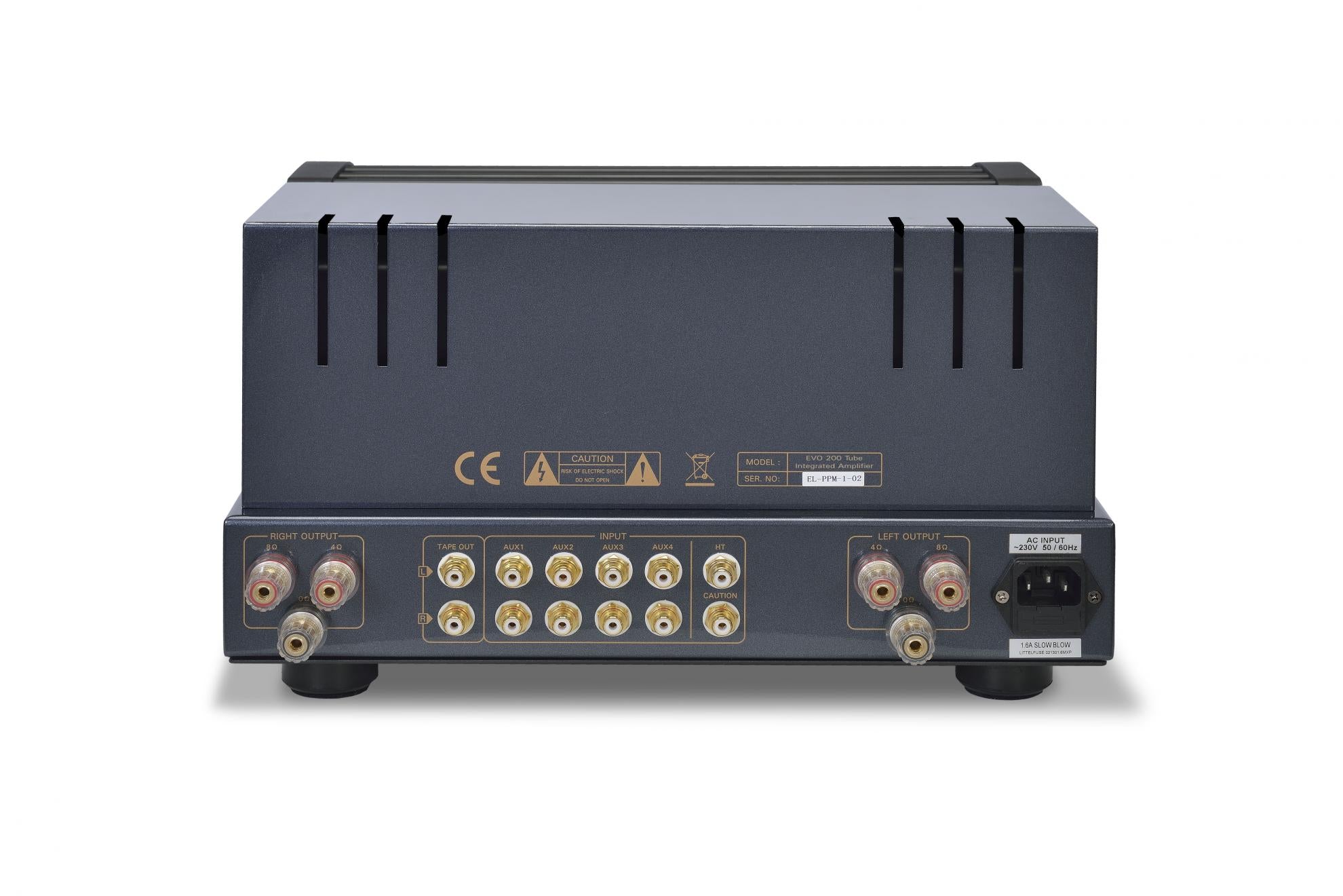 PrimaLuna EVO 200 Tube/Valve Integrated Amplifier - Evolution Rear - Douglas HiFi 