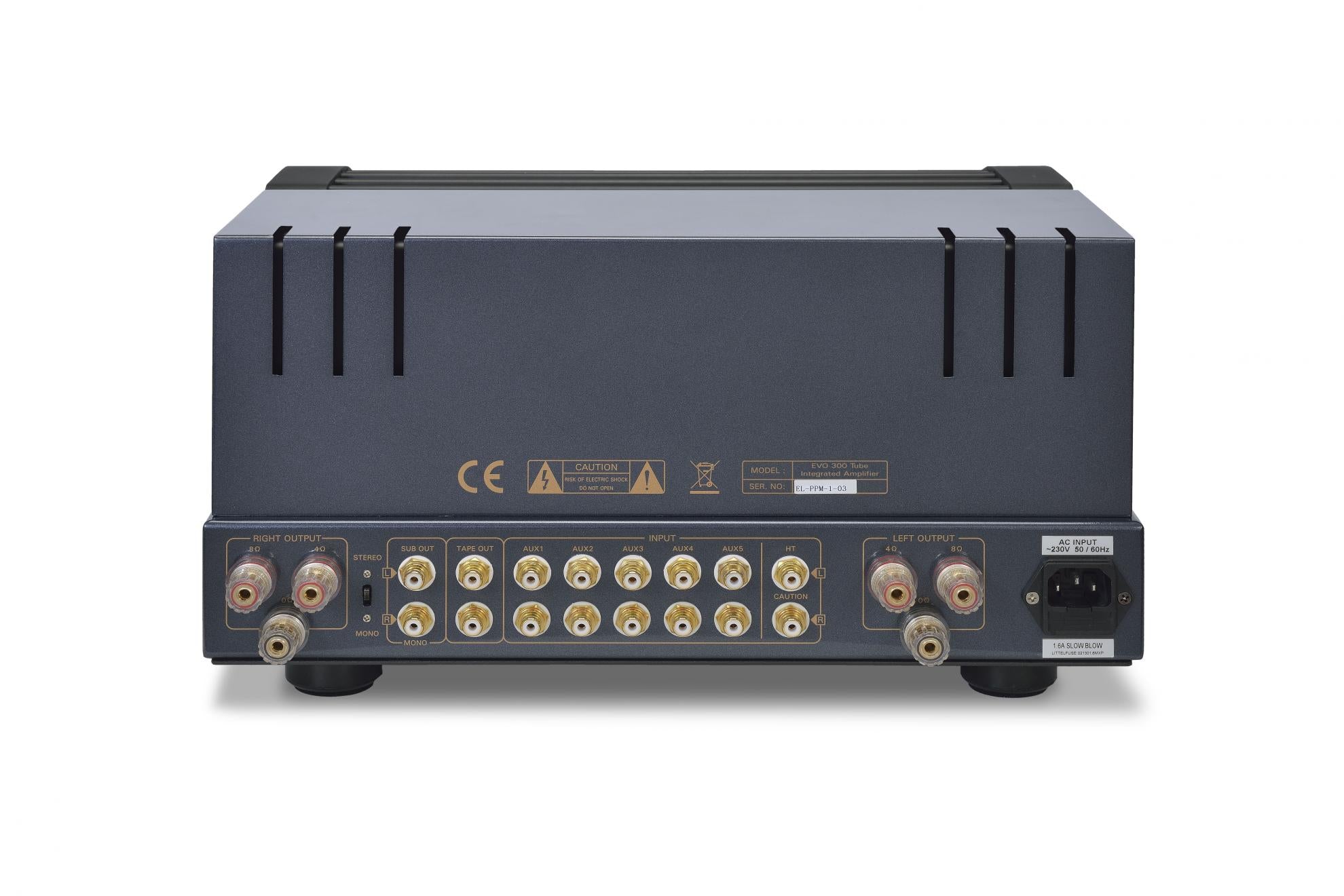 PrimaLuna EVO 200 Tube/Valve Integrated Amplifier - Evolution Rear - Douglas HiFi 