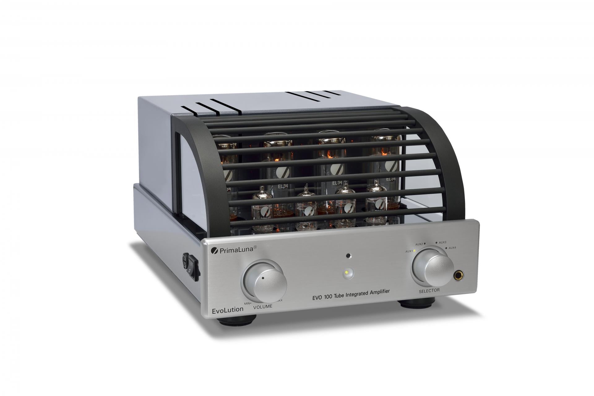 PrimaLuna EVO 100 Valve/Tube Integrated Amplifier Silver (4) | Douglas HiFi 