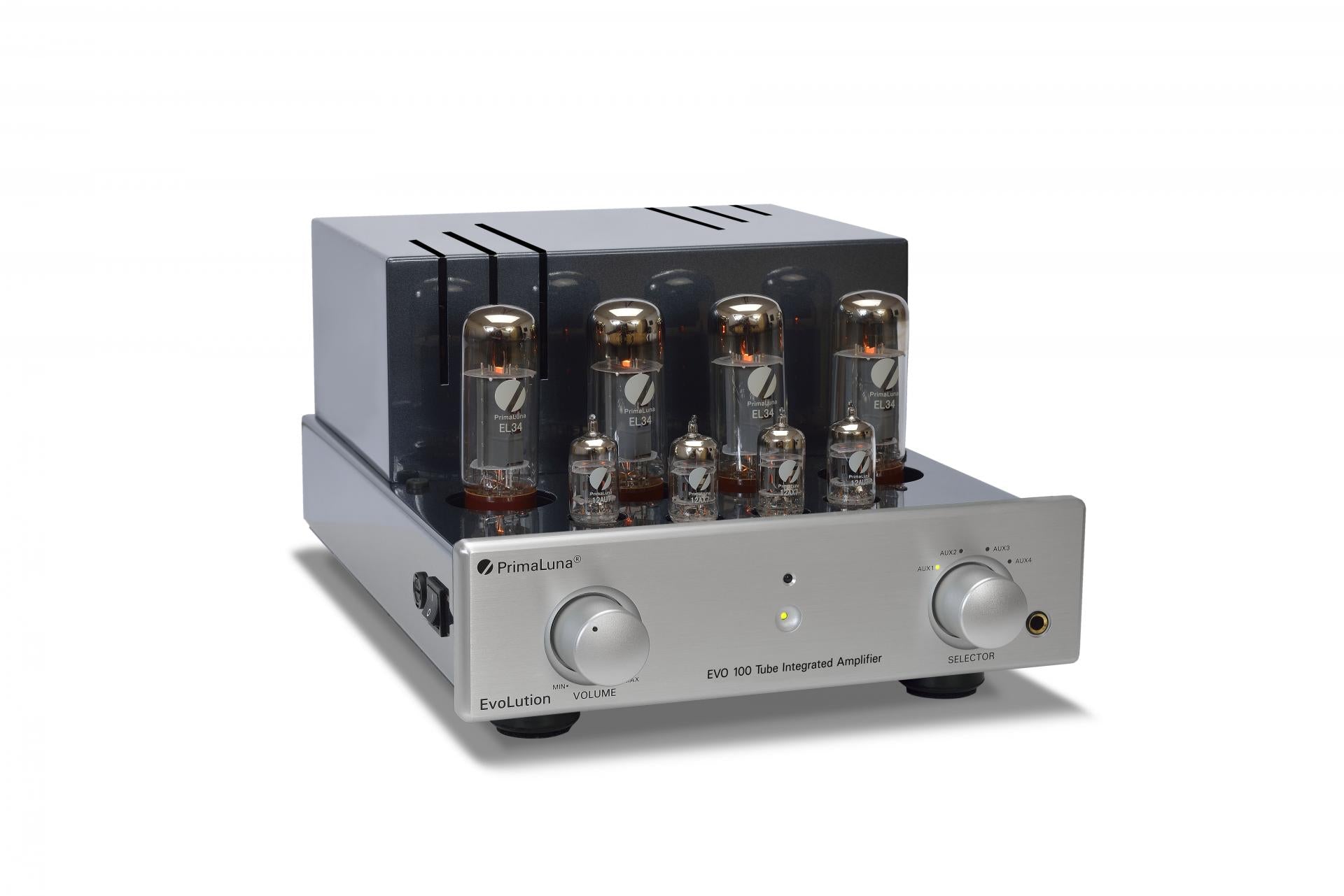 PrimaLuna EVO 100 Valve/Tube Integrated Amplifier Silver (2) | Douglas HiFi 
