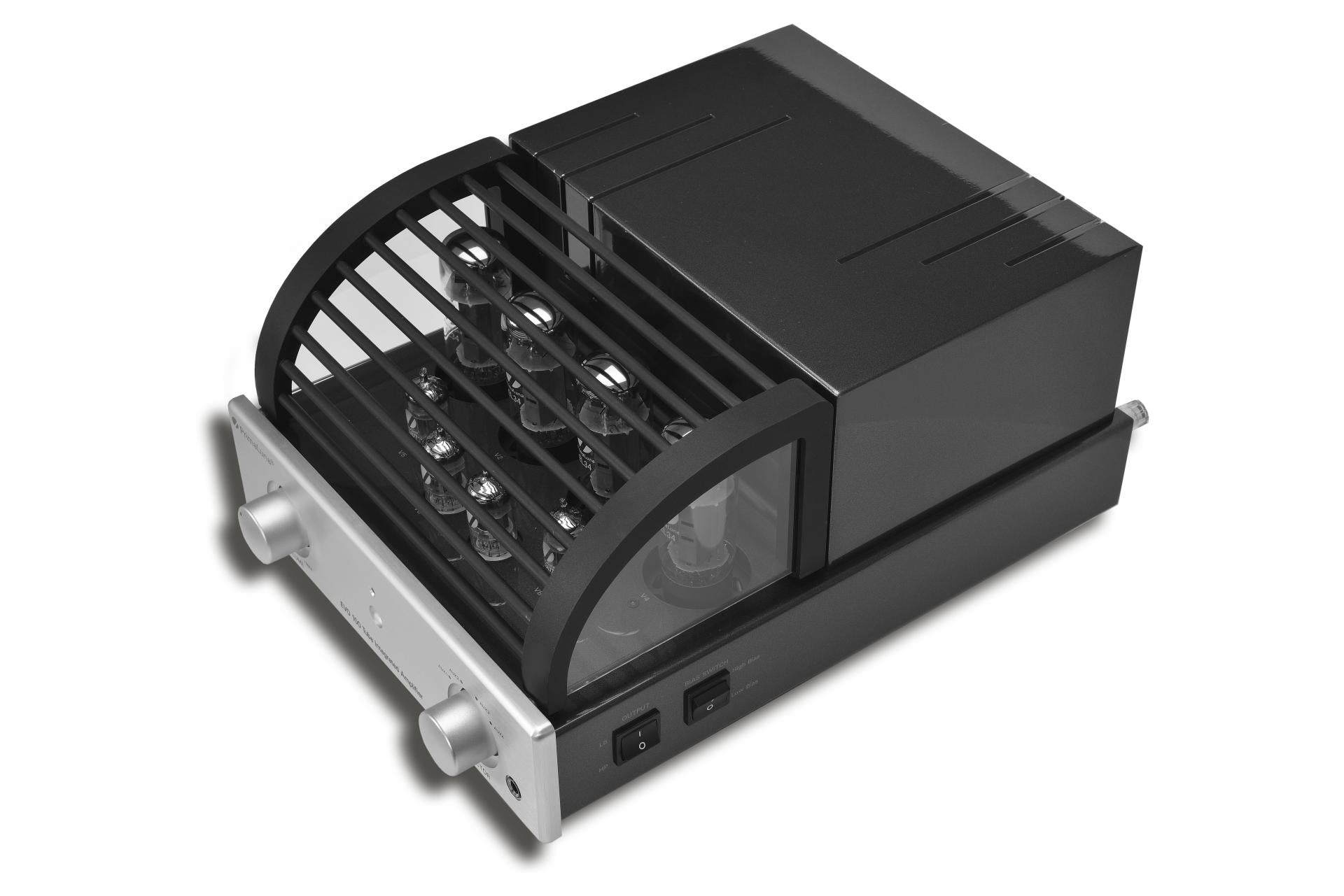 PrimaLuna EVO 100 | Douglas HiFi | Ortho Top Down With Cage