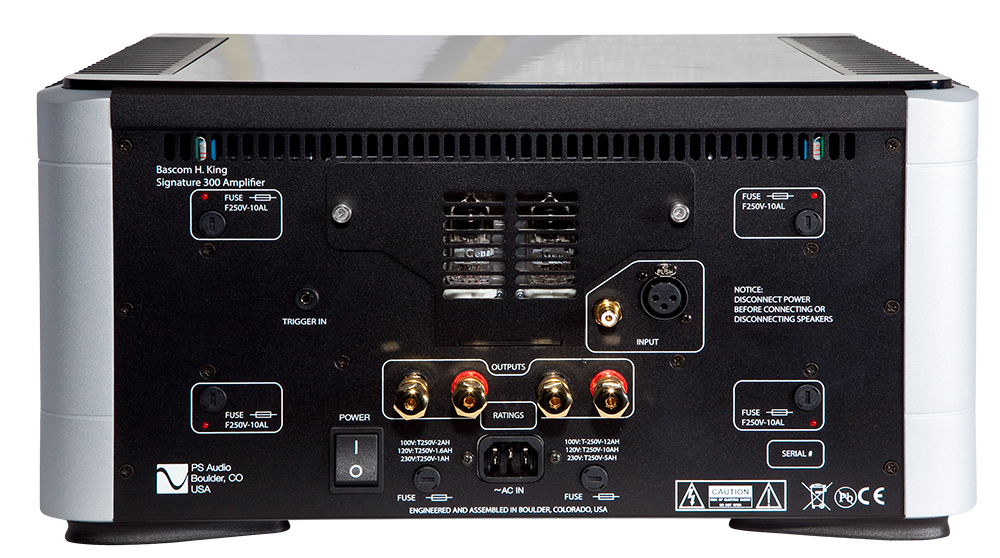 PS Audio BHK300 Mono Block Amplifier (rear) | Douglas HiFi Perth