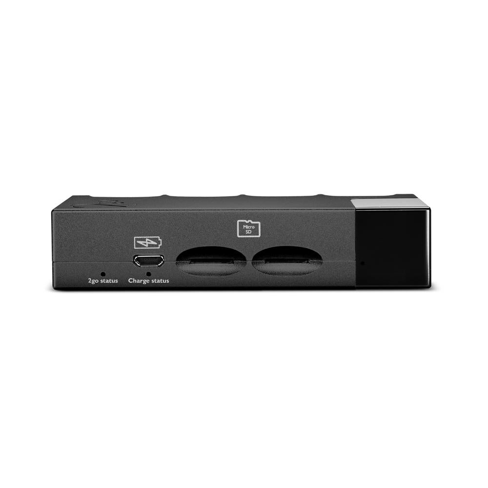 Chord Electronics 2go adds wired/wireless streaming to the Chord Electronics Hugo2 dac/amp as well as dual Micro SD slots for media playback