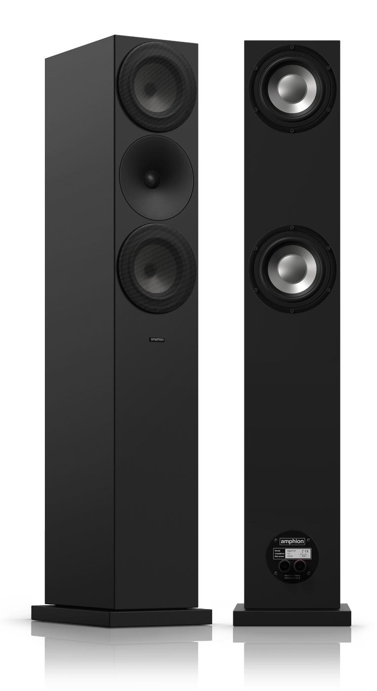 Douglas HiFI - Amphion Argon 7ls Loudspeaker Black main-Floorstanding Speaker FrontView-Osborne Park  Western Australia