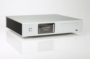 Douglas HiFi - Aurender ACS10 - Caching Music Server Streamer with USB Output CD Ripper Metadata Editor Dual-HDD Storage Library Manager - Silver Front Iso1 - Osborne Park Perth