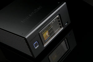 Douglas HiFi - Aurender ACS100 Caching Music Server Streamer - Black Iso Lifestyle 4 - Osborne Park Perth