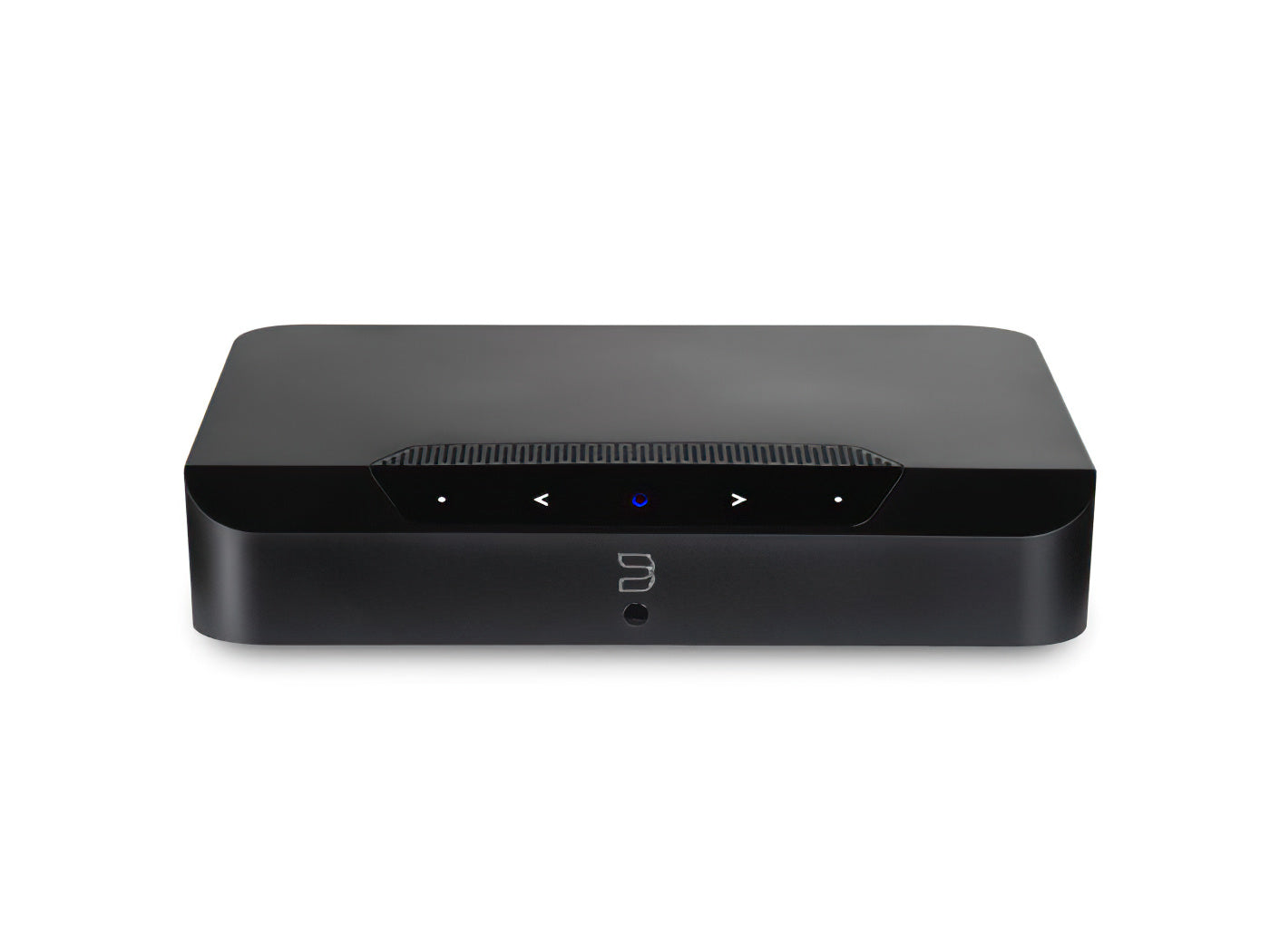 Douglas HiFi - Bluesound POWERNODE EDGE Black Front Iso - Osborne Park Perth