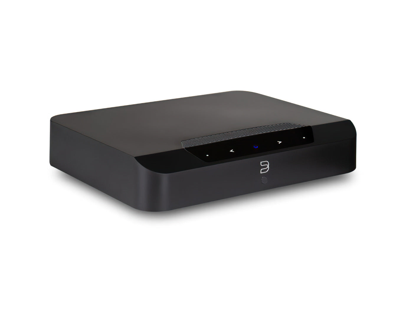 Douglas HiFi - Bluesound POWERNODE EDGE Black Front Ortho - Osborne Park Perth