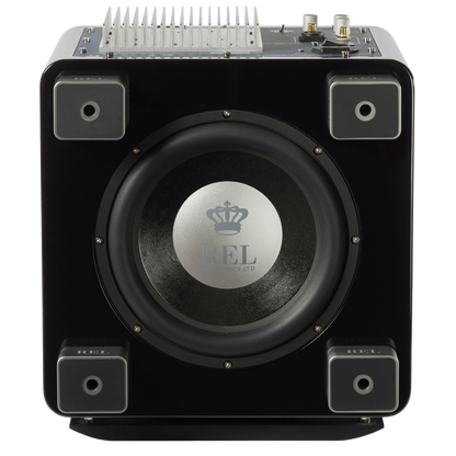 REL T7X SubWoofer - Douglas HiFi Perth Black Sub Passive Radiator