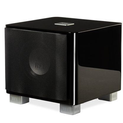 REL T7X SubWoofer - Douglas HiFi Perth Black Sub With Grill