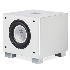 REL T7X SubWoofer - Douglas HiFi Perth White Sub Without Grill