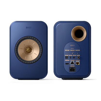 KEF LSX2 Active Wireless Speakers (Blue) - Douglas HiFi Perth
