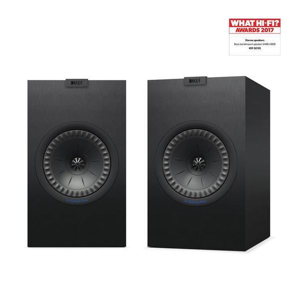 KEF Q350 Award Winning Bokshelf Speakers (blk) | Douglas HiFi