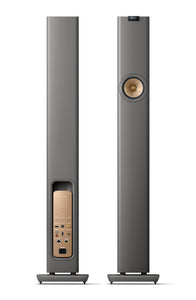 KEF LS60 Wireless HiFi speakers (Titanium Grey Finish) - Douglas HiFi Perth