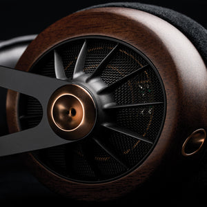 Meze-109-pro-headphones closeup wood earcup- Douglas HiFi Perth