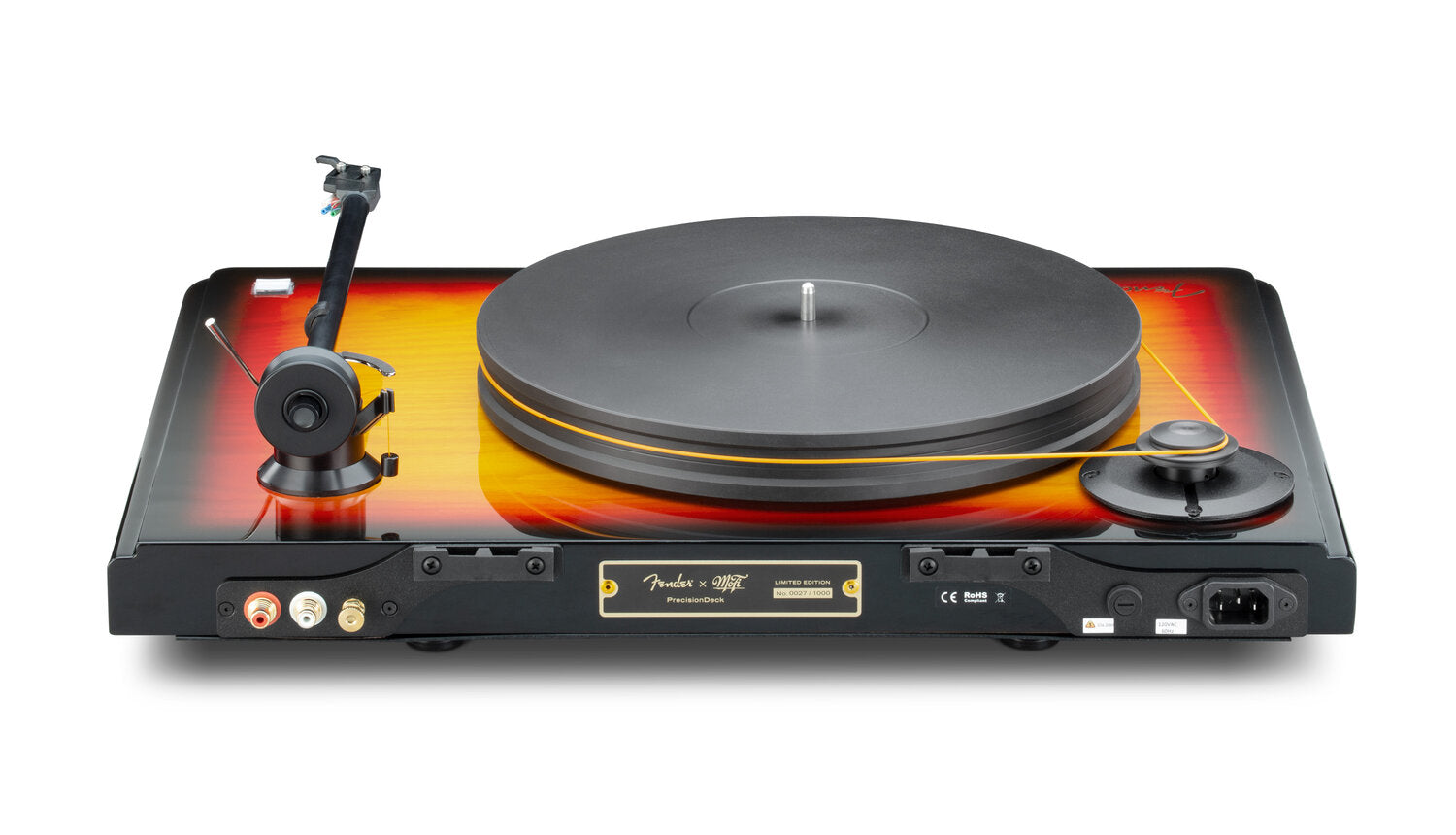 MoFi_Electronics_Fender _ Precision Deck_Turntable_Rear - Douglas HiFI Perth